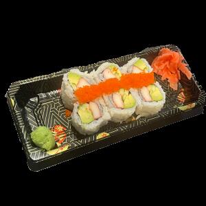 California Rolls with Roe (Masago)
