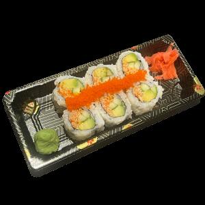 Spicy California Rolls with Roe (Masago)