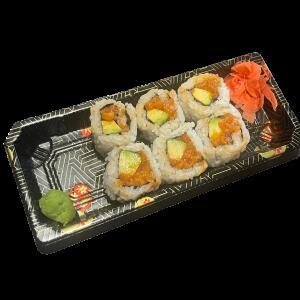 Spicy Salmon Rolls with Avocado